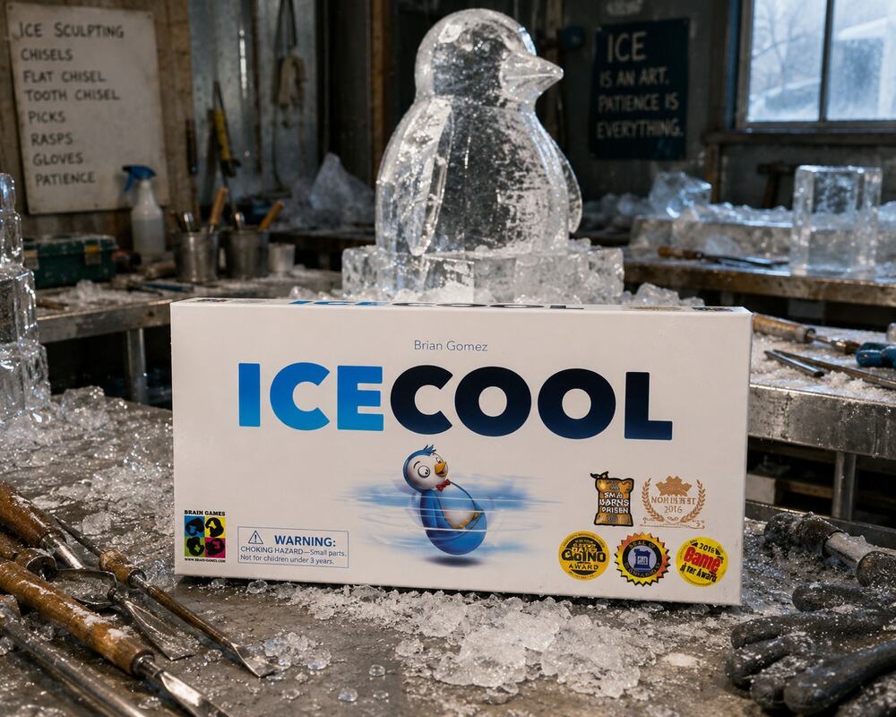 Ice Cool Board Game Brain Games Dexterity Family Game New Sealed